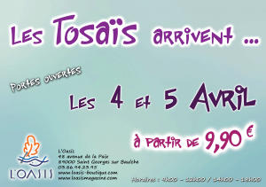 tosai Oasis 2015